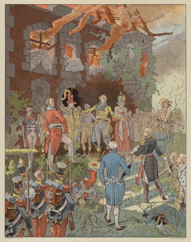 《La Dame de Gai-Fredon》场景，作者：Quatrelles (Ernest L