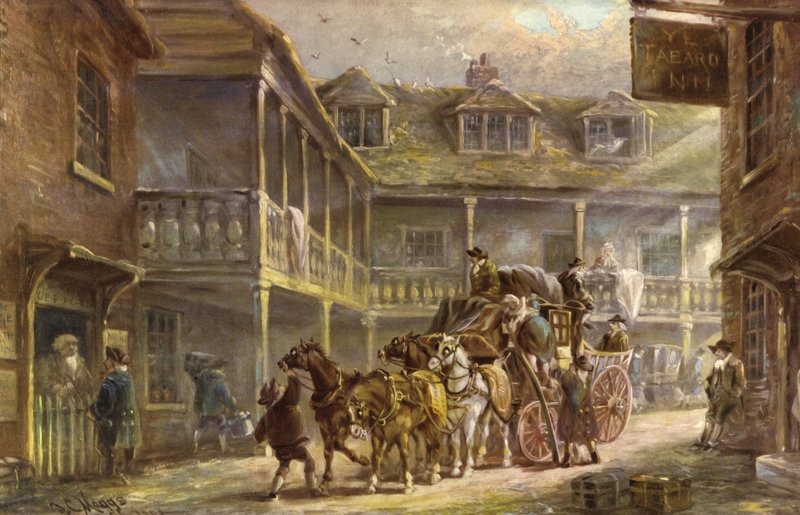 The Tabard Inn，Soutwark，伦敦 作者 杰格·麦格斯