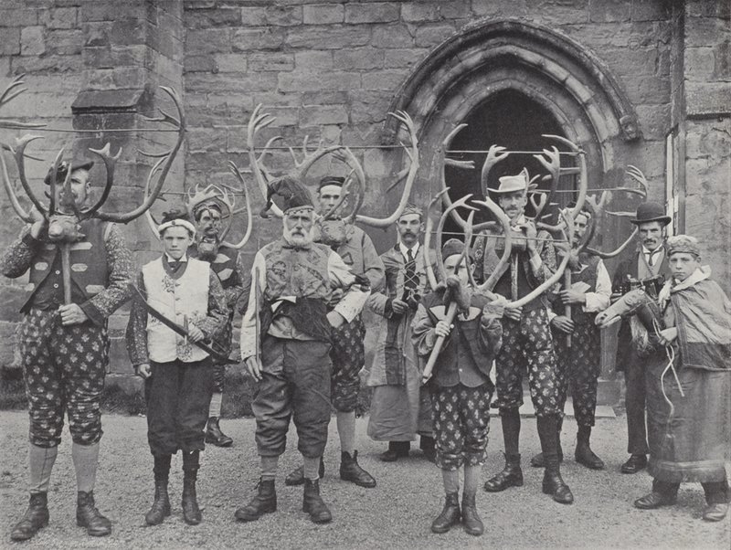 Horn Dance，Abbots Bromley，所有角色 作者 J.本杰明·斯通