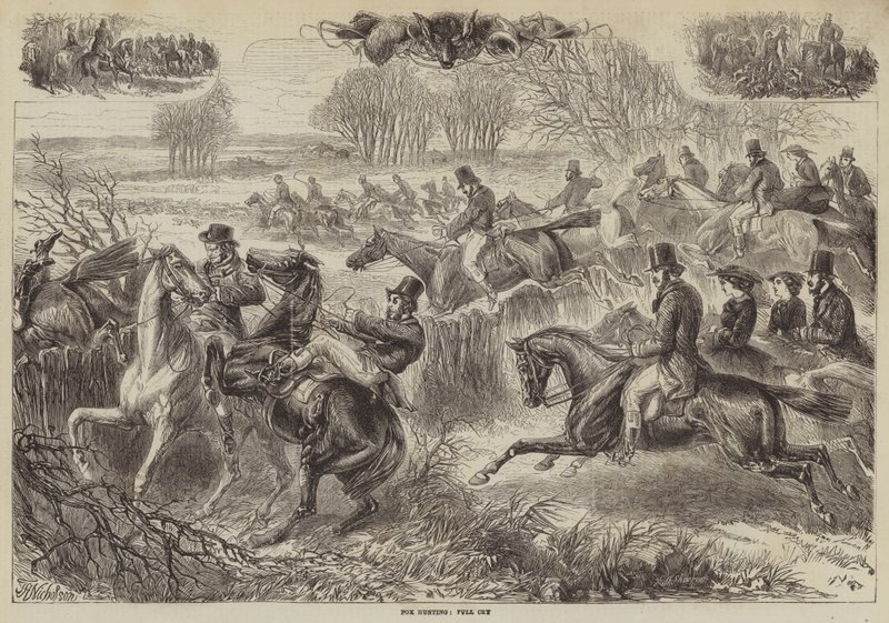Fox Hunting，Full Cry 作者 尼科尔森（JH Nicholson）