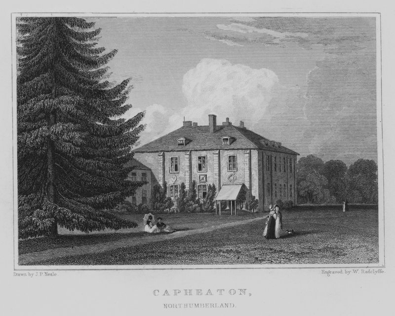 Capheaton, Northumberland (engraving) 作者 约翰·普雷斯顿·尼尔