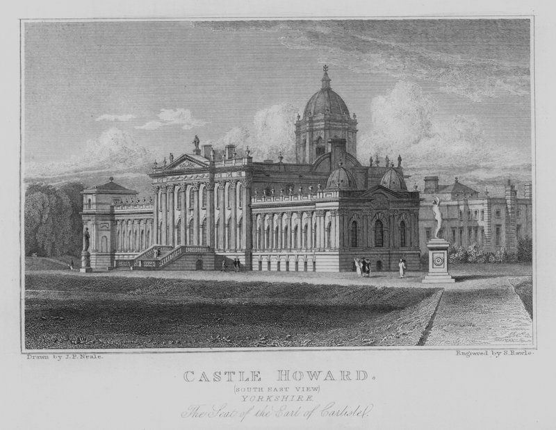 Castle Howard, South East View, Yorkshire, The Seat of the Earl of Carlisle (engraving) 作者 约翰·普雷斯顿·尼尔