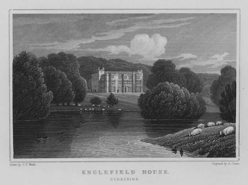 Englefield House, Berkshire (engraving) 作者 约翰·普雷斯顿·尼尔