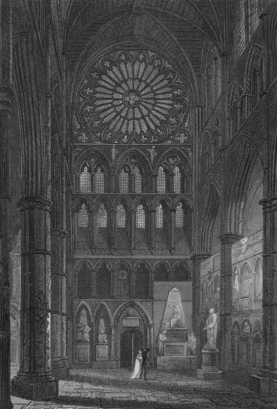 Interior of Westminster Abbey, Poet