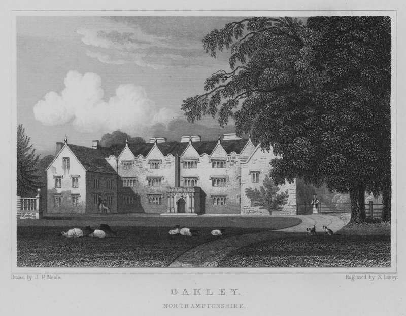 Oakley, Northamptonshire (engraving) 作者 约翰·普雷斯顿·尼尔