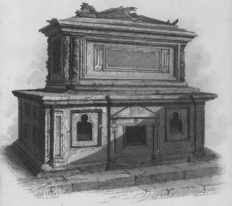 The Tomb of Henry the Third, Westminster Abbey (engraving) 作者 约翰·普雷斯顿·尼尔