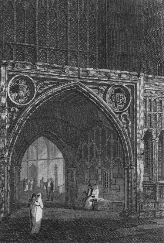 Westminster Hall, East Entrance (engraving) 作者 约翰·普雷斯顿·尼尔