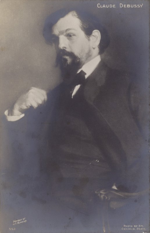 法国作曲家克劳德·德彪西（1862-1918） 作者 雅克·埃米尔·布兰奇