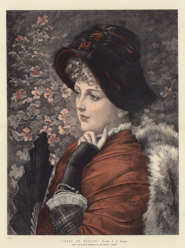 美容类型，V（chromolitho） 作者 詹姆斯·雅克·约瑟夫·天梭