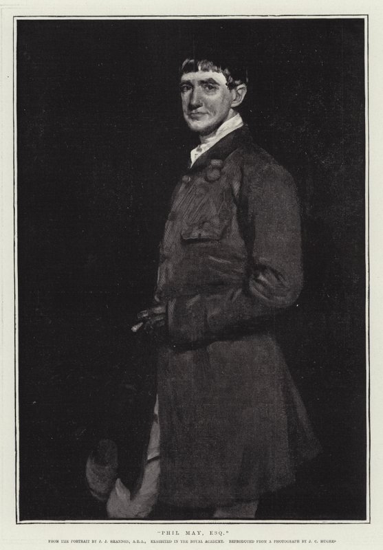 Phil May，Esquire litho 作者 詹姆斯·杰布萨·香农