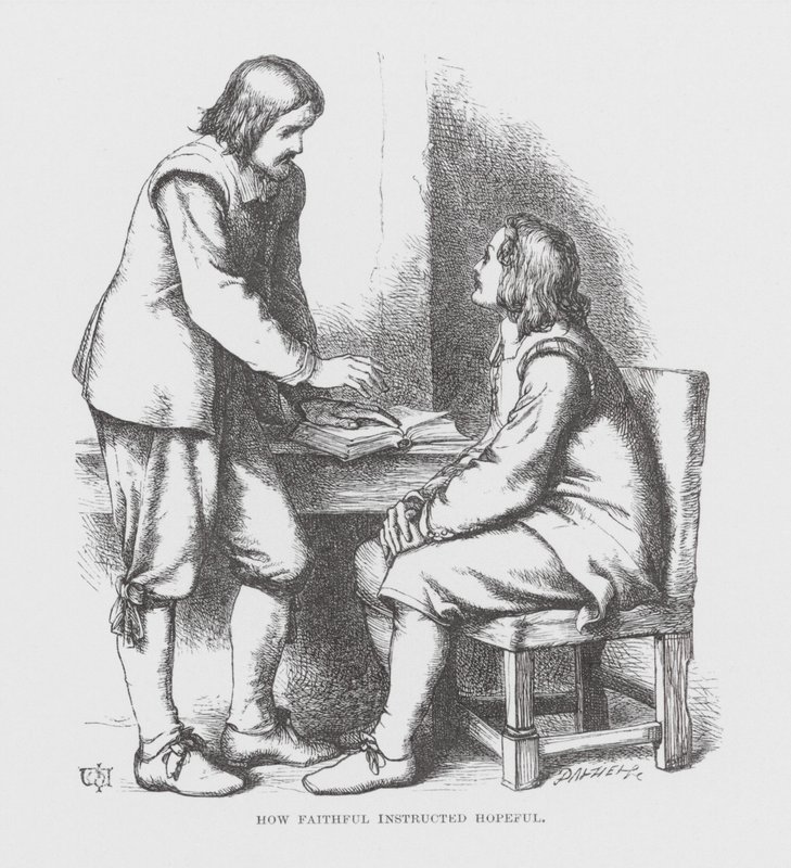 多么忠实的指示充满希望（雕刻） 作者 詹姆斯·道森·沃森