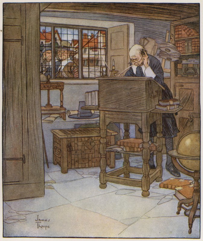 伊扎克·沃尔顿 (Izaak Walton) 为《完美垂钓者》绘制的插图 作者 詹姆斯·索普