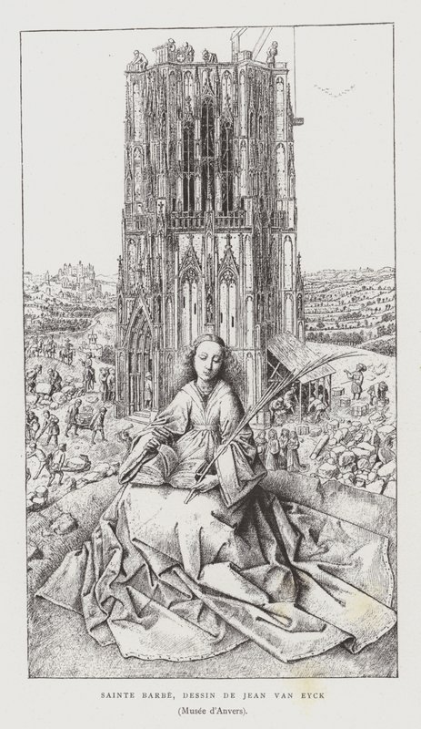 St Barbara，1437 作者 扬·范·埃克