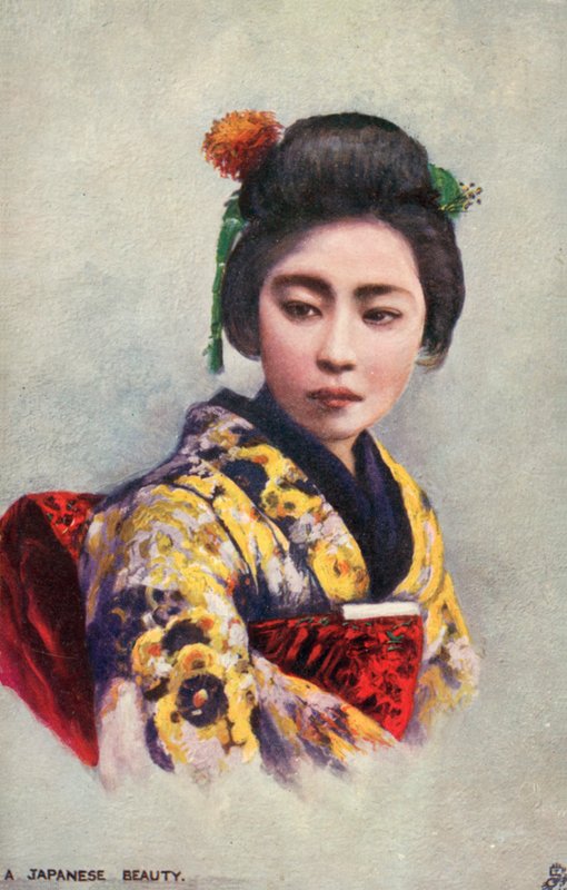 美丽的日本女人（彩色照片） 作者 日本摄影师