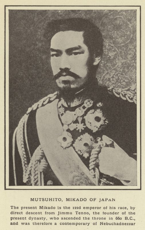 Mutsuhito，日本天皇 作者 日本摄影师