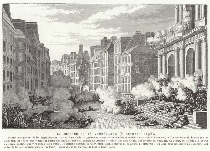 13日Vendemiaire（1795年10月5日） 作者 让·杜普里西斯·贝托（Jean Duplessis Bertaux）