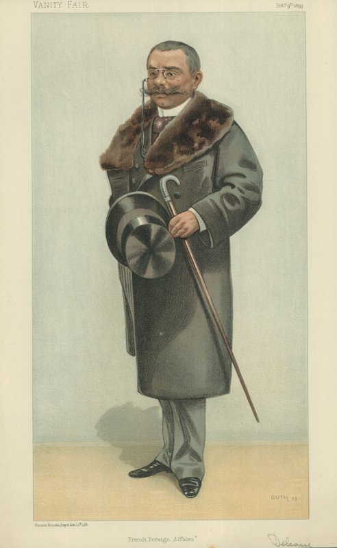 M Theophile Delcasse（彩色石版画） 作者 让·巴蒂斯特（Jean Baptiste）（之后）古斯（Guth）
