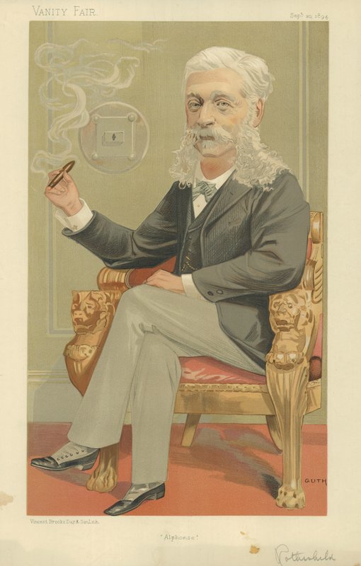 男爵Alphonse de Rothschild 作者 让·巴蒂斯特·古斯