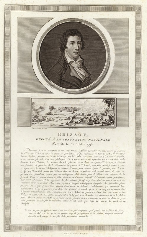 Jacques Pierre Brissot的肖像 作者 让·杜普莱西·贝托（Jean Duplessi Bertaux）