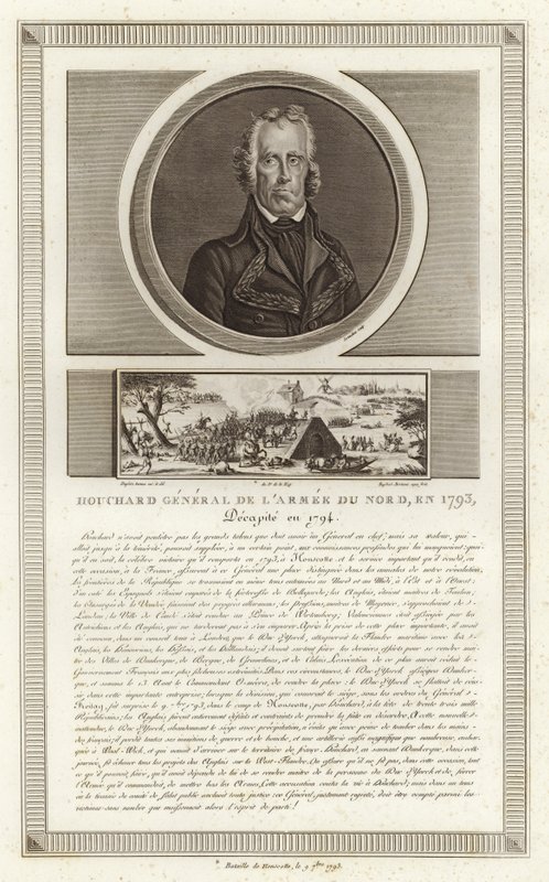 Jean Nicolas Houchard的肖像 作者 让·杜普莱西·贝托（Jean Duplessi Bertaux）