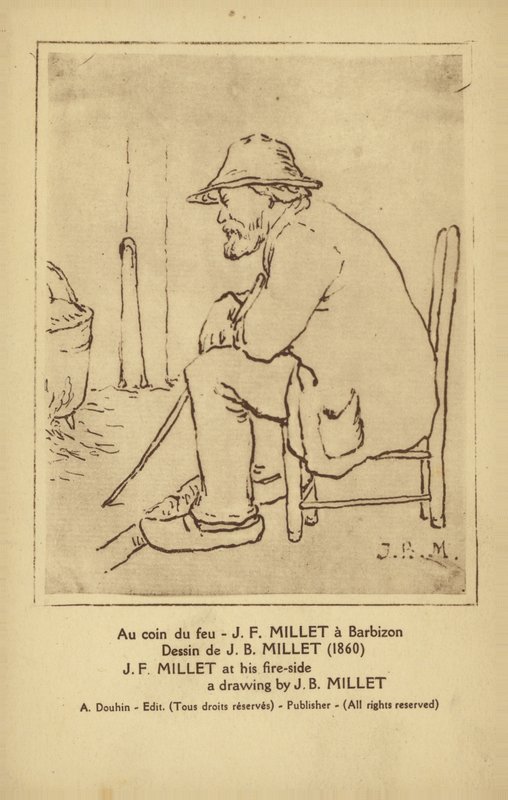 法国画家Jean-Francois Millet 作者 让·弗朗索瓦·米勒