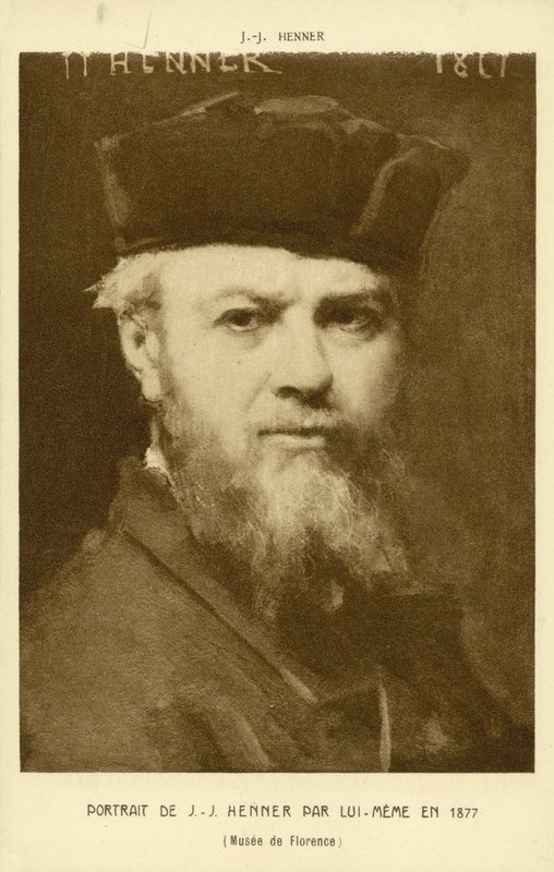 让-雅克·亨纳（Jean-Jacques Henner）的自画像，法国艺术家 作者 让·雅克（后）亨纳