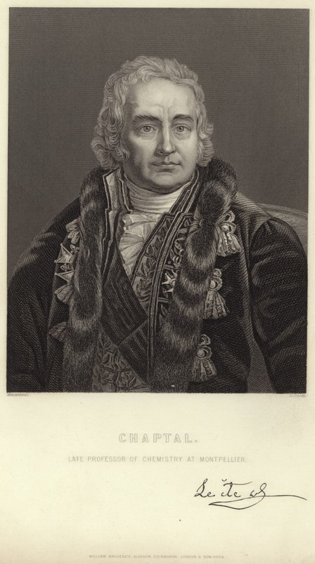 Jean-Antoine Chaptal的肖像 作者 让·雅克·弗朗索瓦·莫纳图伊尔