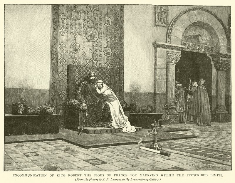 法国虔诚国王罗伯特在被禁止的限度内结婚 作者 让·保罗·劳伦斯