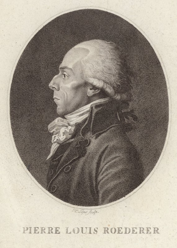 Pierre Louis Roederer的肖像 作者 让·乌尔本·葛林