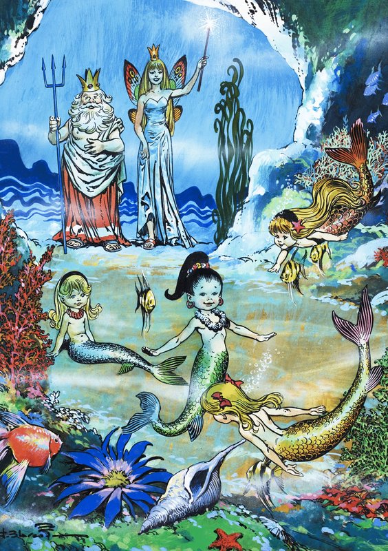 美人鱼在嬉戏 作者 赫苏斯·布拉斯科