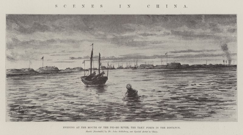 中国的场景 作者 约翰·内波穆克·申伯格