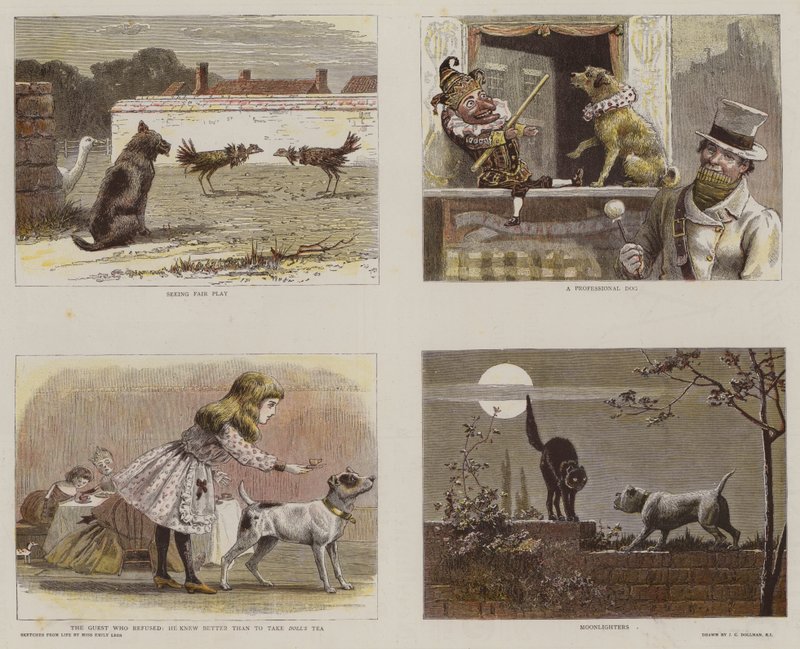 皇家水彩画家协会目录中的插图（chromolitho） 作者 约翰·查尔斯·多尔曼