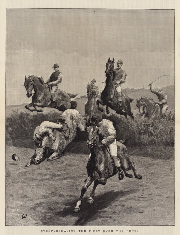 Steeplechasing，第一个围栏 作者 约翰·查尔顿
