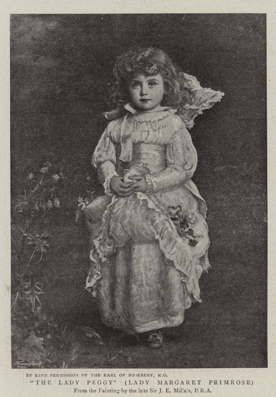 Lady Peggy，Lady Margaret Primrose 作者 约翰·埃弗里特·米莱斯