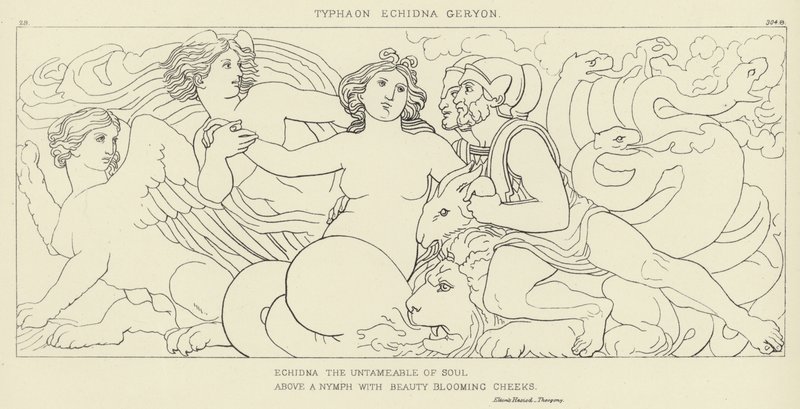 Typhaon，针鼹，Geryon 作者 约翰·弗拉克斯曼