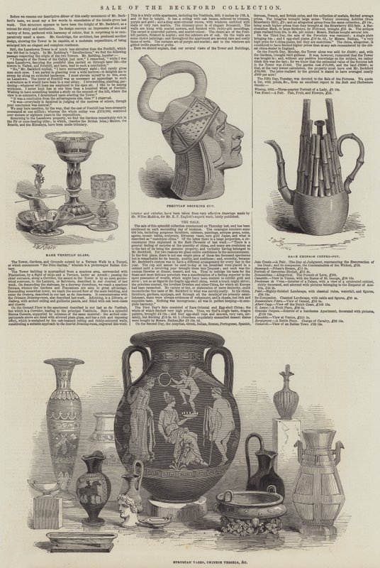出售Beckford Collection 作者 约翰·威克汉姆·阿彻