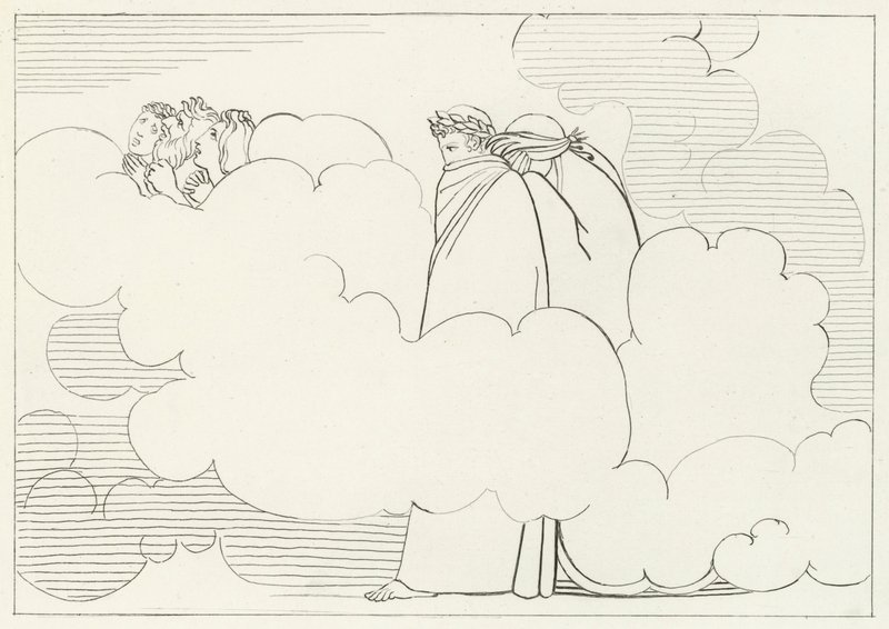 The Region of Smoke, Purgatory, Canto 16 (engraving) 作者 约翰（后）弗拉克斯曼