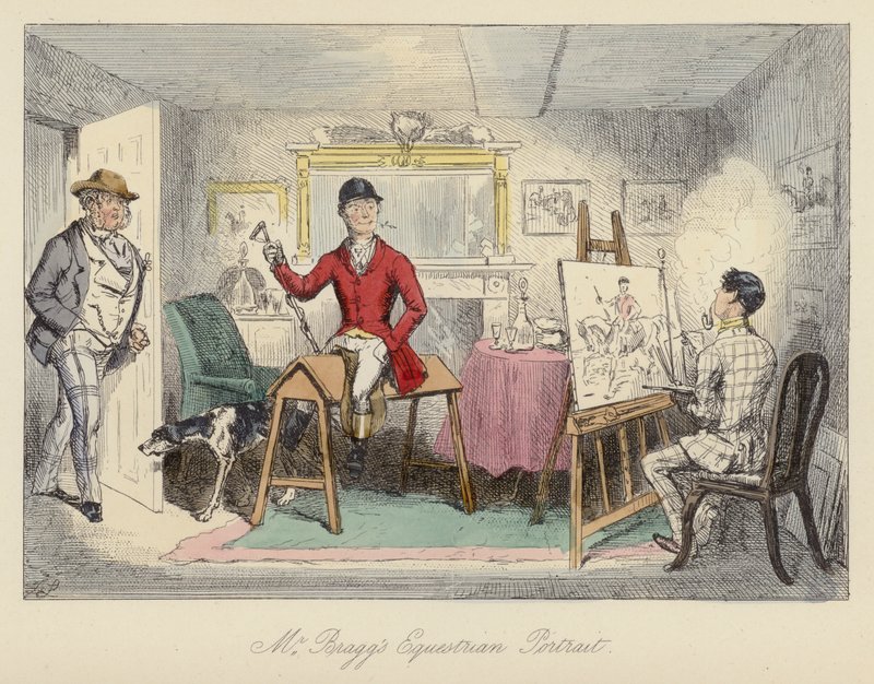 John Leech illustration for Mr Sponge