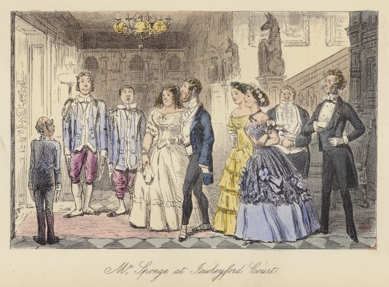 John Leech illustration for Mr Sponge