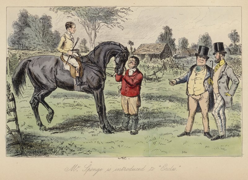 John Leech illustration for Mr Sponge