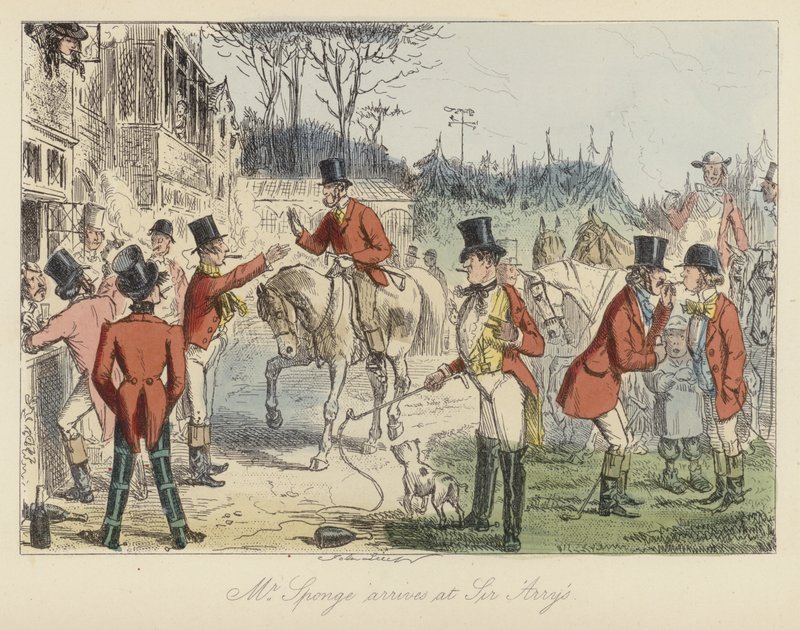 John Leech illustration for Mr Sponge