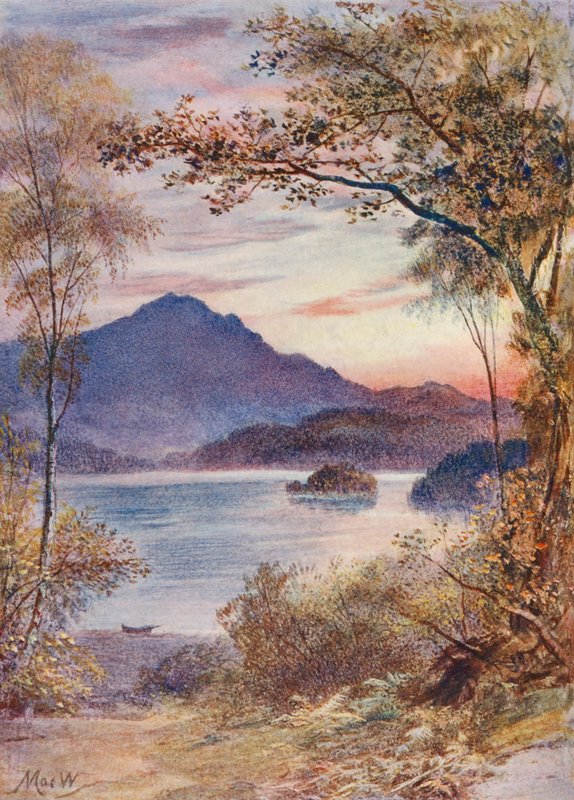 Ben Venue 和 Trossachs（彩色印刷版） 作者 约翰（后）麦克维尔特
