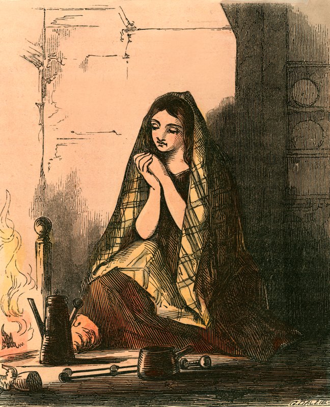 灰姑娘在烟囱角落里 作者 