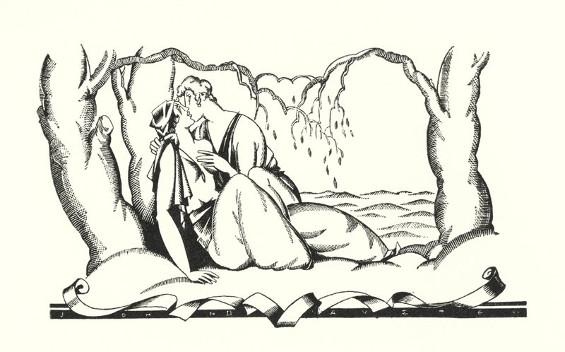 拜伦勋爵为《唐璜》创作的插图（石版画） 作者 约翰奥斯汀
