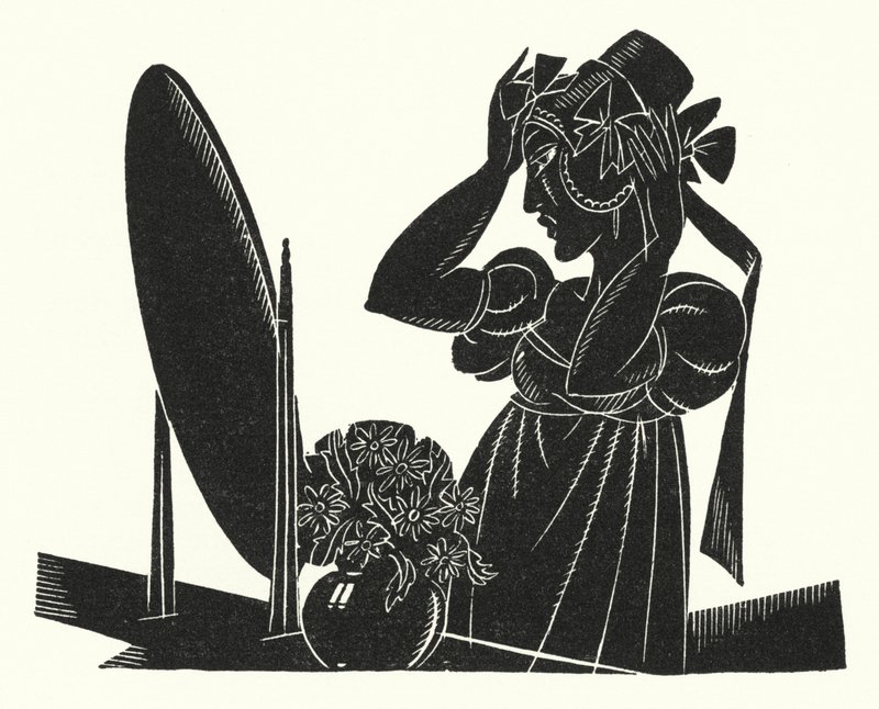 古斯塔夫-福楼拜的《包法利夫人》插图（石版画） 作者 约翰奥斯汀