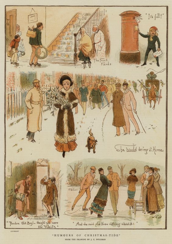 Humours of Christmas-Tide (chromolitho) 作者 约翰·查尔斯（后）多尔曼