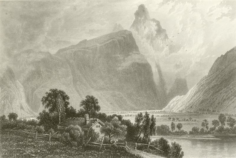 Aak的Romsdalhorn 作者 约翰·道格拉斯·伍德沃德