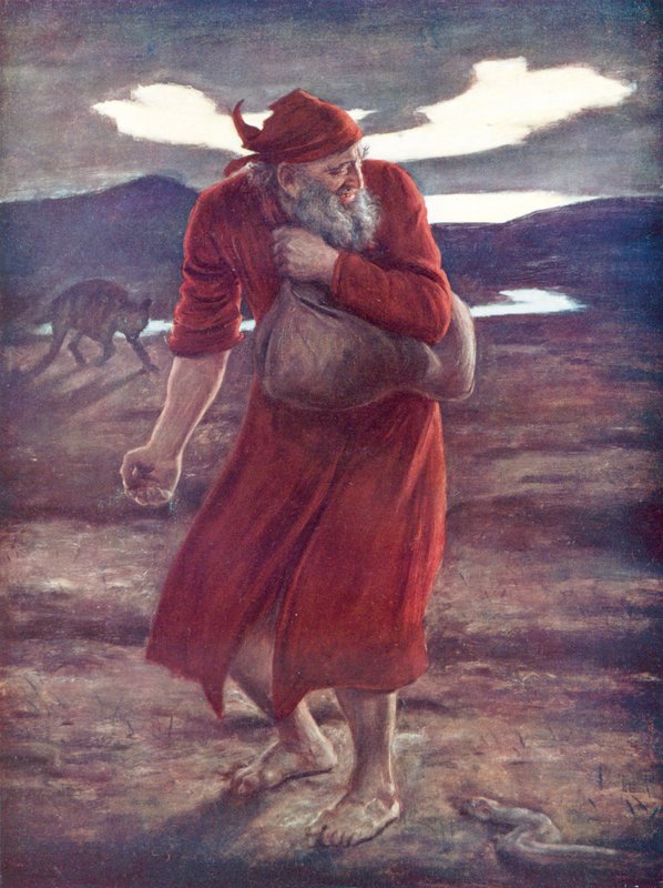 稗子的播种者（彩色石版画） 作者 约翰·埃弗里特（后）米莱