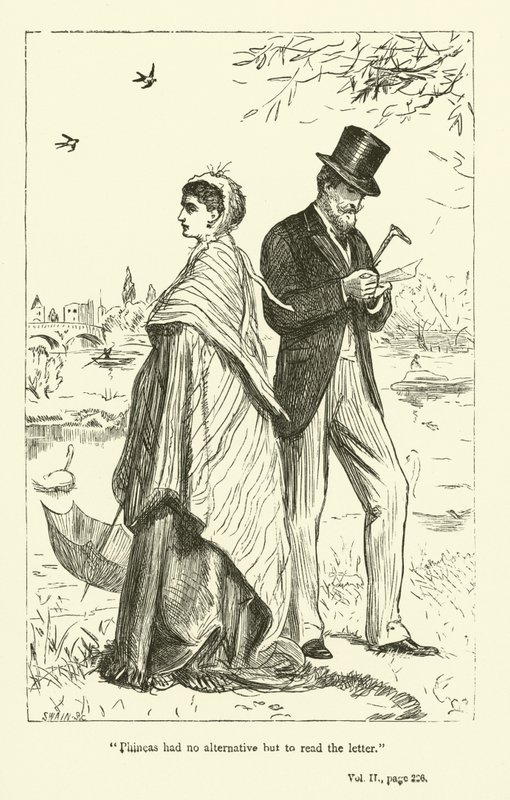 Phineas Finn的例证安东尼Trollope 作者 约翰·埃弗里特·米莱斯