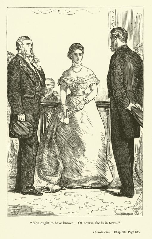 Phineas Finn的例证安东尼Trollope 作者 约翰·埃弗里特·米莱斯